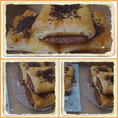 Napolitanas de chocolate clásica