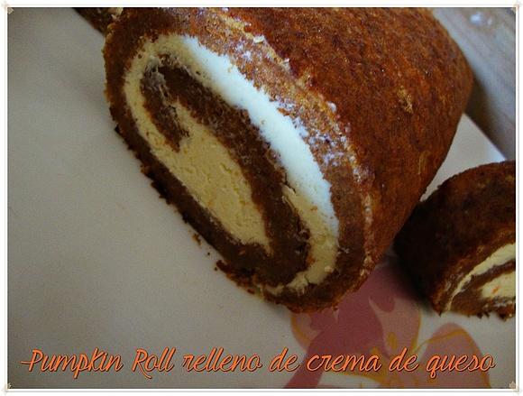 Rollito de calabaza especiado