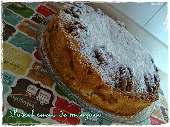 Pastel sueco de manzana