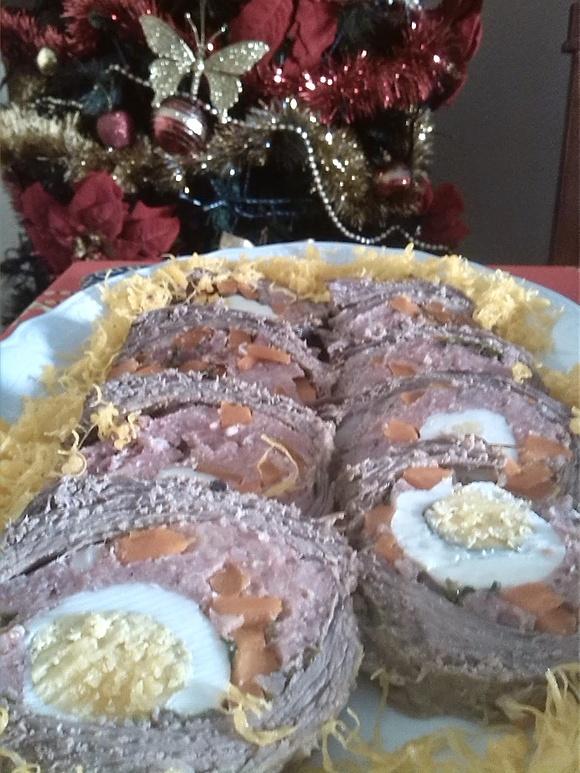 Aguja de ternera rellena
