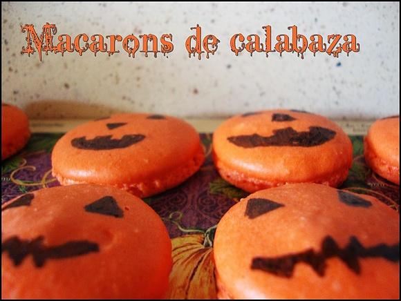 Empezamos Halloween con macarons de calabaza