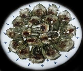 Alcachofas al microondas