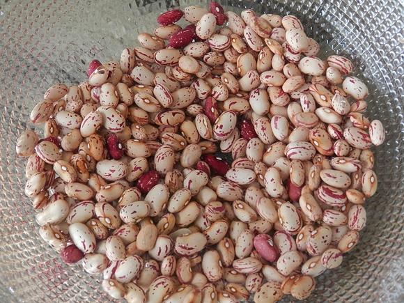Arroz con judías pintas