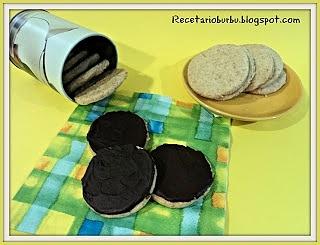 Galletas digestivas con chocolate
