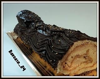 Tronco de Navidad de Turrón