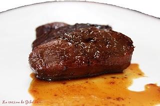 Magret de pato en salsa de soja y miel