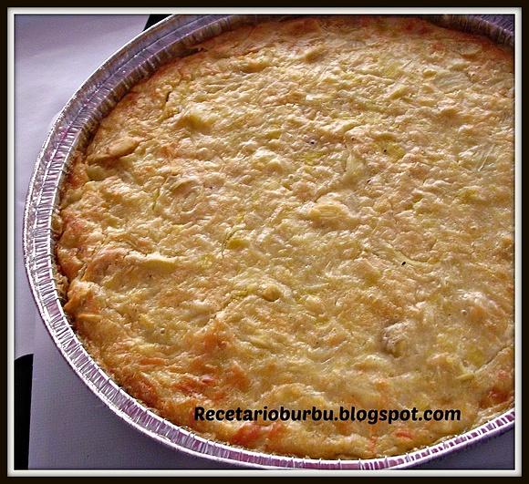 Quiche sin base