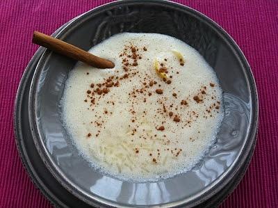 Arroz jazmín con leche merengada