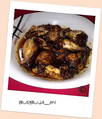 Alitas de pollo agridulces