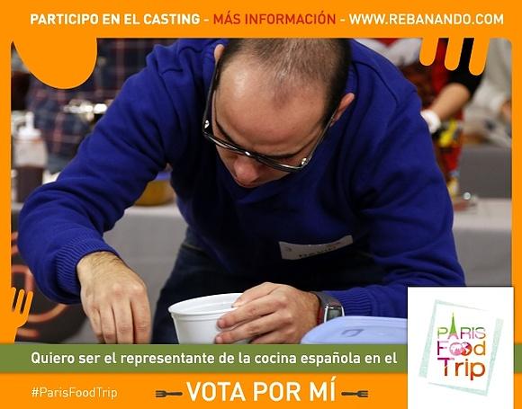 Voto para representar la cocina española en evento gastronómico en París