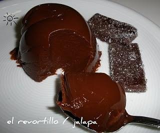 Gelatina de chocolate