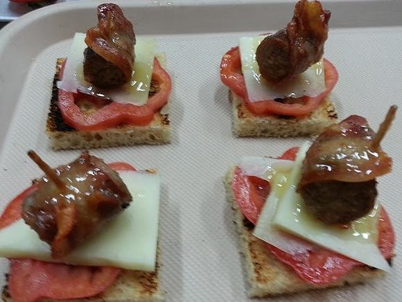 Tapa de butifarra con bufanda