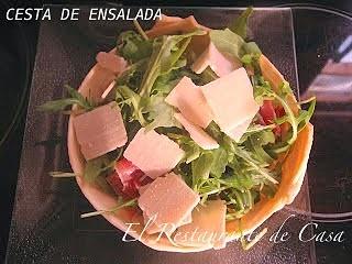 Cesta de ensalada