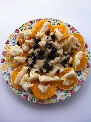 Ensalada de naranja y bacalao