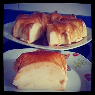 Pastel de sobaos y quesitos