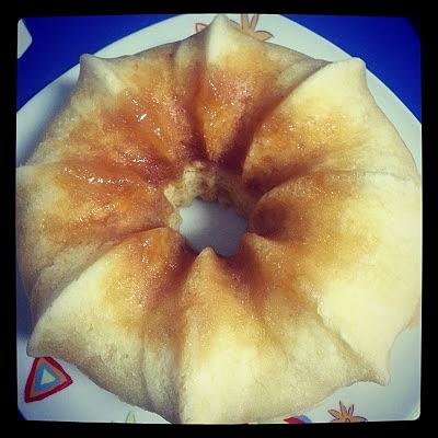Bizcocho de quesitos a la miel en microondas