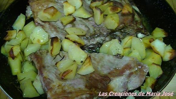 Costilla al horno con especias