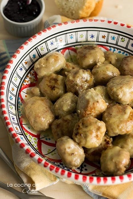 Köttbullar - Albóndigas suecas