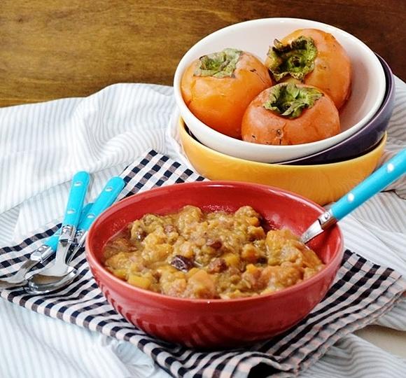 Chutney de caqui y manzana