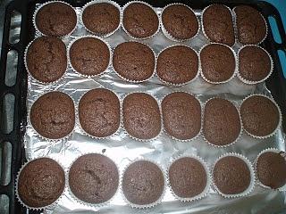 Magdalenas de chocolate