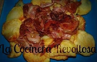 Patatas con jamón al bourbon