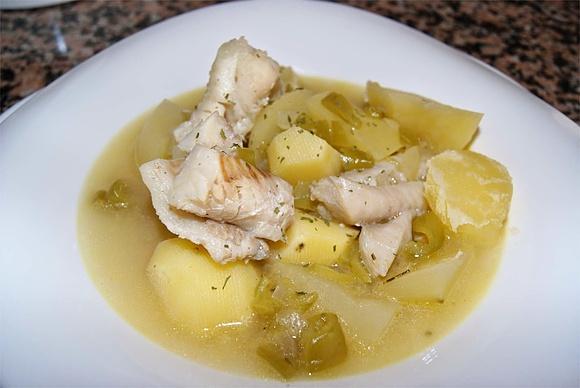 Abadejo guisado con patatas