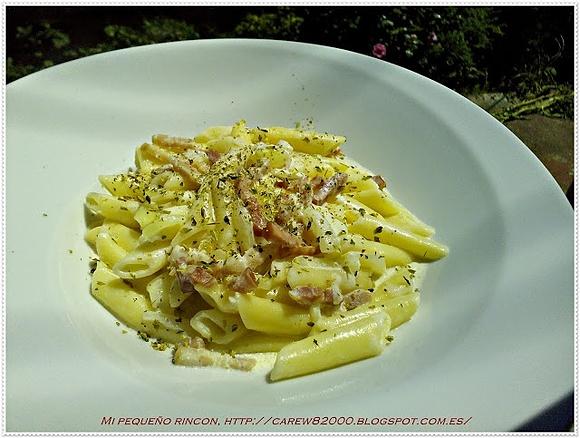 Macarrones a la carbonara