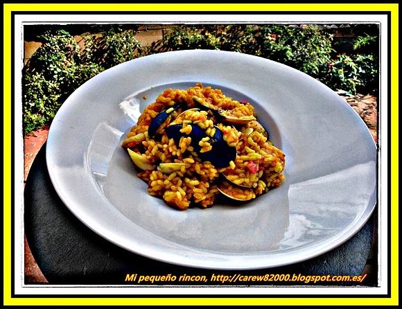 Arroz meloso con marisco