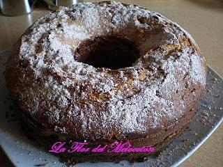 Bizcocho de Bayleys relleno de natilla de chocolate