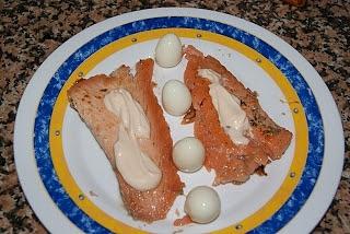 Salmón marinado a la plancha