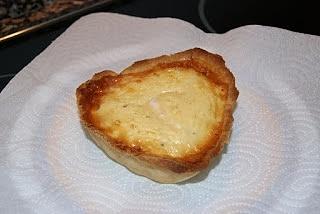 Quichés de jamón y queso