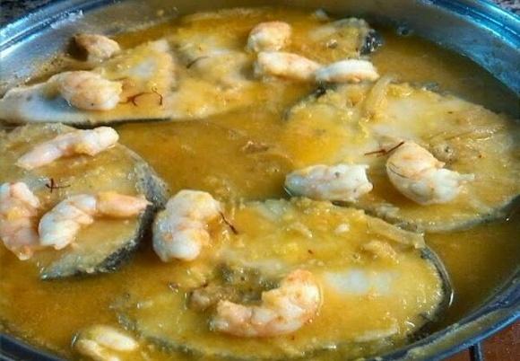 Merluza al Azafrán
