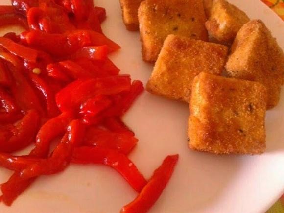 Tofu con Pimiento Rojo