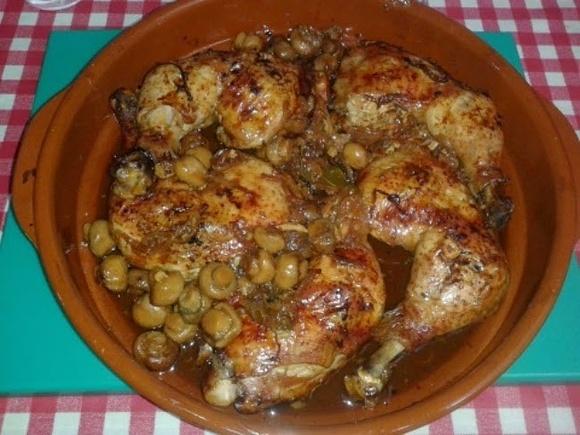Pollo con salsa agridulce