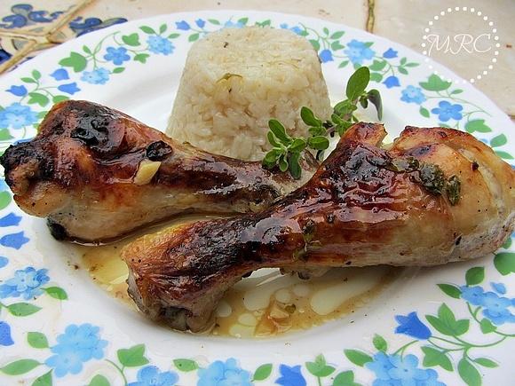 Pollo con limón y miel