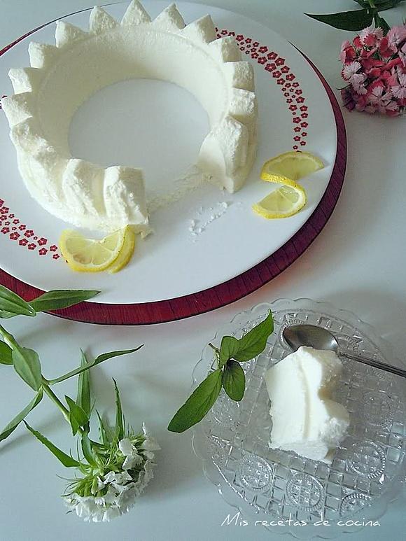 Bavarois de limón