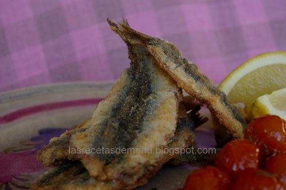 Boquerones fritos a la andaluza