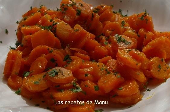 Zanahorias a la vichy o glaseado de zanahorias