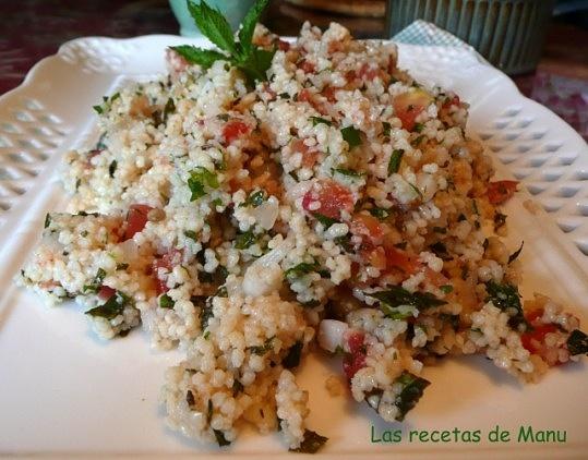Tabbuleh recetas de ensalada de Oriente Medio