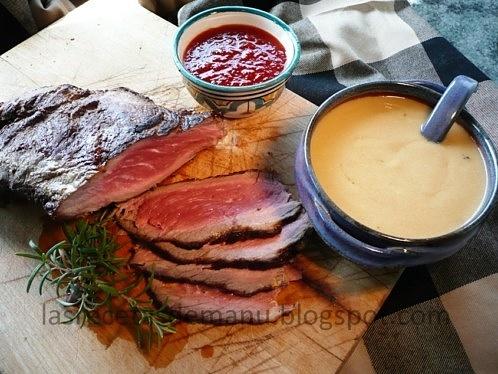 Falso roast beef con mostaza de Dijon