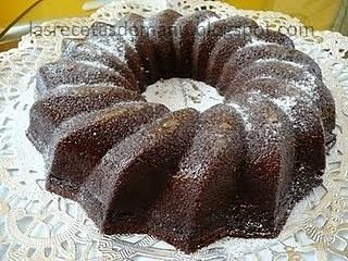 Pastel de chocolate al baño maría