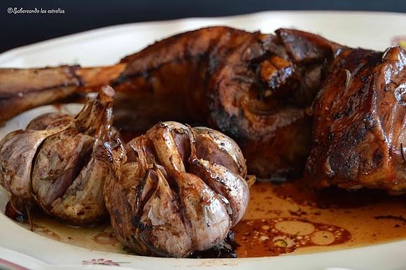 Pierna de cordero al horno con Oporto