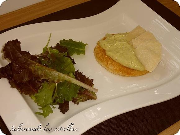Tarta de calabacín y queso parmesano