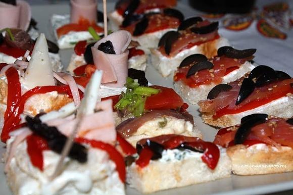 Canapés sencillos y muy buenos