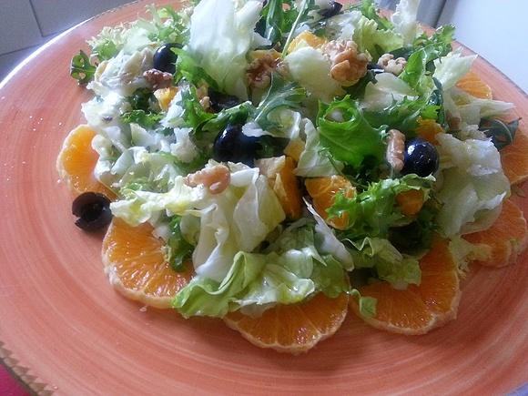Ensalada con Naranja