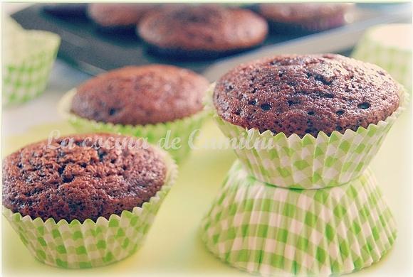Muffins de cacao soluble