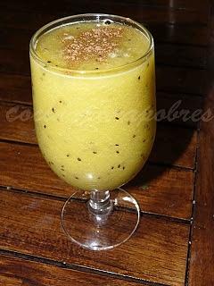 Zumo de Naranja, pera y kiwi
