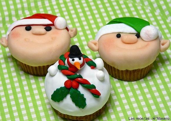 Cupcakes navideños