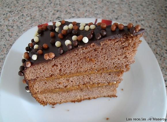 Tarta de chocolate y dulce de leche brasileña