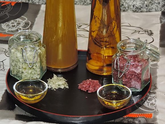 Aceite y Sal aromatizada